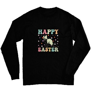 Discover Happy Easter Border Collie Dog Lover Funny Easter Costume Long Sleeves