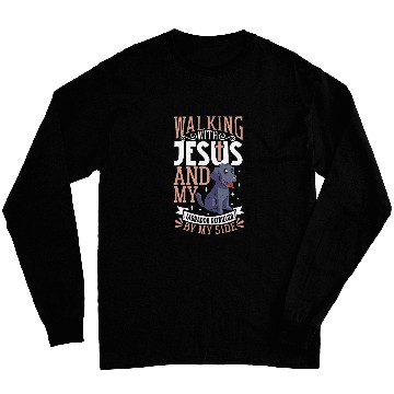 Discover Jesus and dog Labrador Retriever Long Sleeves