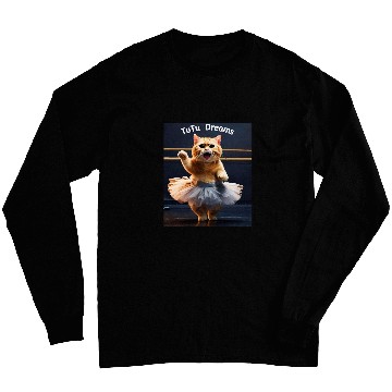 Discover TuTu Dreams Dancing Ballet Kitty Cat Long Sleeves