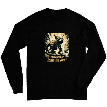 Discover Pitbull Pit bull comics style Long Sleeves