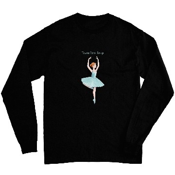 Discover Team Dew Drop Nutcracker Ballet Ballerina Christmas Graphic Long Sleeves