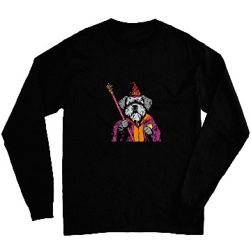 Discover Schnauzer Wizard Funny Dog Magic 1 Long Sleeves