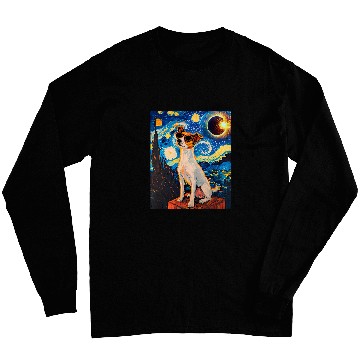 Discover Total Solar Eclipse Toy Fox Terrier Dog Long Sleeves