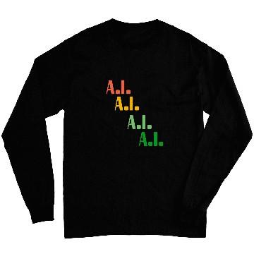 Discover Smilemoretees Fun Colorful Artificial Intelligence AI Art Long Sleeves