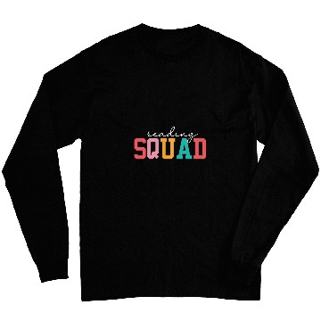 Discover Reading Squad Library English Teacher Book Lovers Long Sleeves