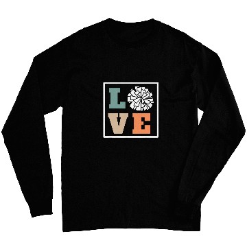 Discover Love Cheer vintages Cheerleading Coach Long Sleeves