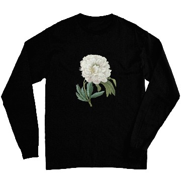 Discover PierreJosephRedoute White Peony Paint Flower Gardener Long Sleeves
