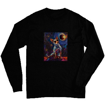 Discover Total Solar Eclipse Blue Heeler Dog 1 Long Sleeves