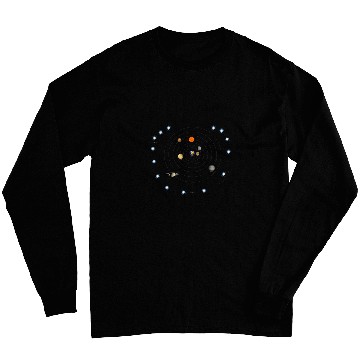 Discover Solar System Diagram Long Sleeves