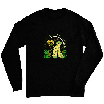 Discover St  Patricks Day Falling In Luck Horse Shoe Socks nurses Tee Long Sleeves