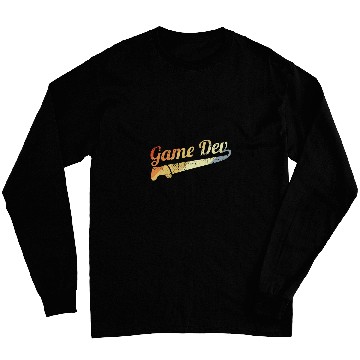 Discover vintages Game Developer Video Game Artist Game Programming Long Sleeves