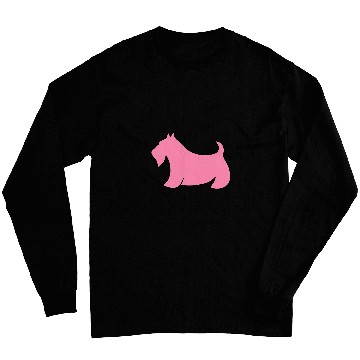 Discover Dog Scottish Terrier Pink Scottish Terrier Long Sleeves