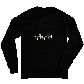 Discover Llama Cane Corso Heartbeat Dog Lover Long Sleeves