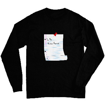 Discover To Do Video Games Long Sleeves