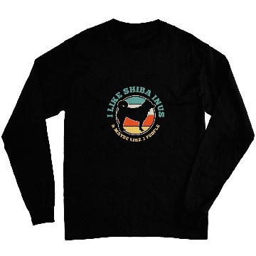 Discover Dog Shiba Inu Funny Gift Long Sleeves