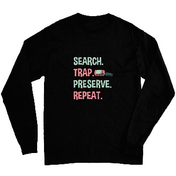 Discover Insect Collector Search Trap Preserve Bug Lover Entomologist Long Sleeves