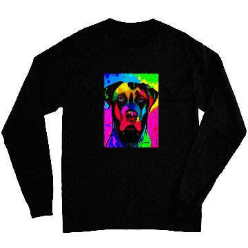 Discover Labrador Lab Dog Labrador Pop Art Design Gradient Long Sleeves