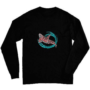 Discover Orca Killer Whale Native American Indian Pacific Northwest Long Sleeves