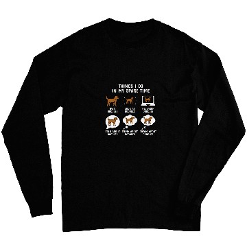 Discover Things I Do In My Spare Time Goldendoodle Dog Long Sleeves