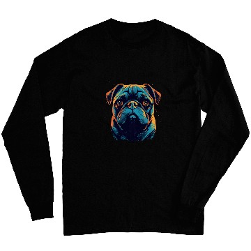 Discover Pug Colorful 3 Long Sleeves