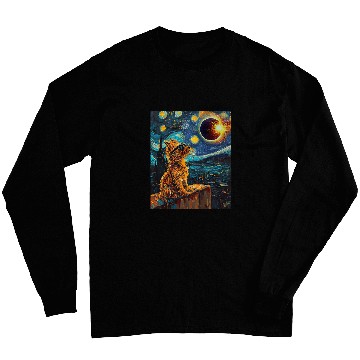 Discover Total Solar Eclipse Norfolk Terrier Dog 5 Long Sleeves