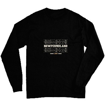 Discover vintages Newfoundland multi line dog lovers Long Sleeves