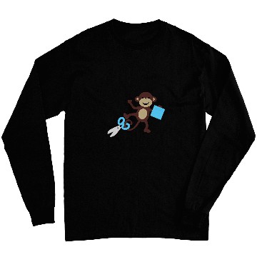 Discover Monkey going back to school 3 Long Sleeves