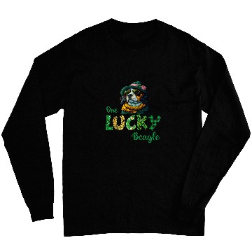 Discover Magical Beagle Gnome A St  Patricks Day Transformation 3 Long Sleeves