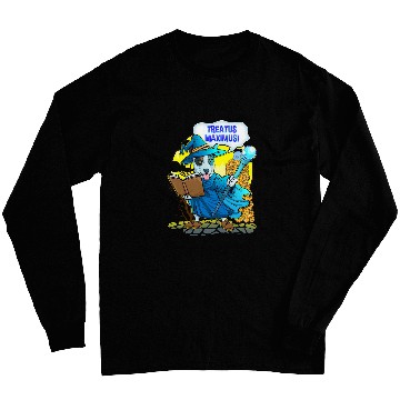 Discover Wizard Dog Blue Heeler Wand Magic Spell Casting Fantasy Mage Long Sleeves