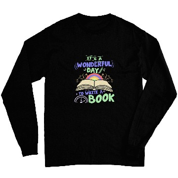 Discover Writing Author Book Writer Long Sleeves