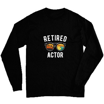 Discover Retirement Actor Hollywood icon on vacation Long Sleeves
