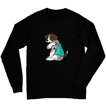 Discover I Love Grandma Tattoo German Shorthaired Pointer Dog Long Sleeves
