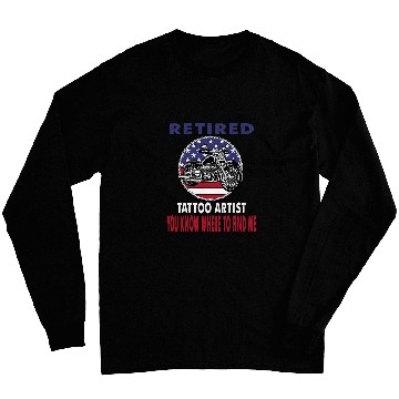 Discover Retired Tattoo Artist Find Me Motorcycle Biker Long Sleeves