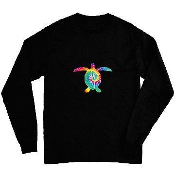 Discover Tie Dye Sea Turtle 2Diver Turtle Lovers Long Sleeves