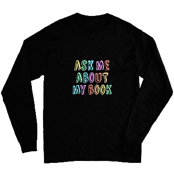 Discover Author ASK ME About MY BOOK Published Writer Signing Event Long Sleeves