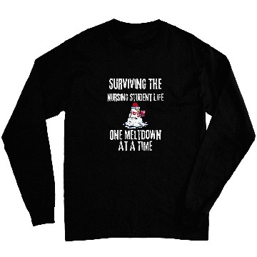 Discover Surviving The Nursing Student Life One Meltdown Christmas Long Sleeves