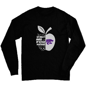 Discover Kansas State Wildcats Teacher Apple Saturdays For Football Long Sleeves