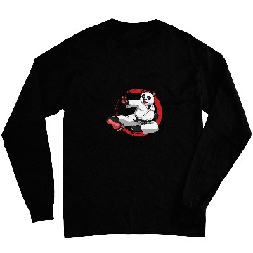 Discover Karate Panda Bear Lover Karateka Trainee Instructor Long Sleeves