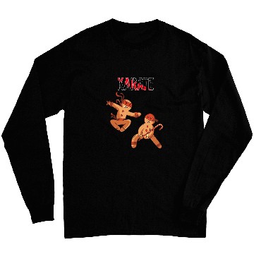Discover Karate Ninja Christmas Gingerbread Long Sleeves