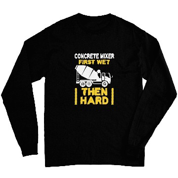 Discover Construction Site Construction Worker Concrete Mixer Long Sleeves