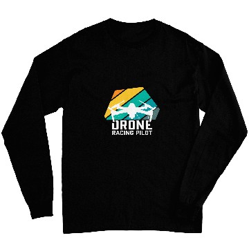 Discover Drone pilot FPV Multicopter Helicopter Hobby Long Sleeves