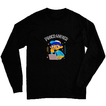 Discover Boy on Computer Programmer Career Student Long Sleeves
