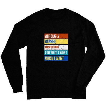 Discover Retired Farm Worker Retirement Funny Retired Farm Worker Long Sleeves