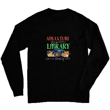 Discover Adventure Begins At Your Library Summer Reading Program 2024 2 Long Sleeves