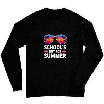 Discover Retro Last Day of Schools Out For Summer Teacher Boys Girls 4 Long Sleeves