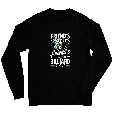 Discover Billiard Friends Snooker Pool Player Long Sleeves