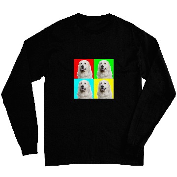 Discover Pop Art Dog Great Pyrenees Long Sleeves