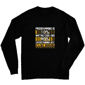Discover Programmer Software Developer Computer Engineer Coding Long Sleeves