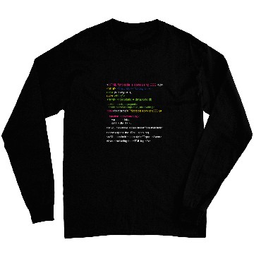 Discover Programming Coding tee Geek Programmer Nerd Developer Long Sleeves