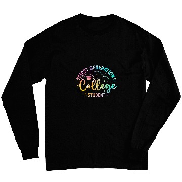 Discover First Generation College Student FirstGen College Graduate 1 Long Sleeves